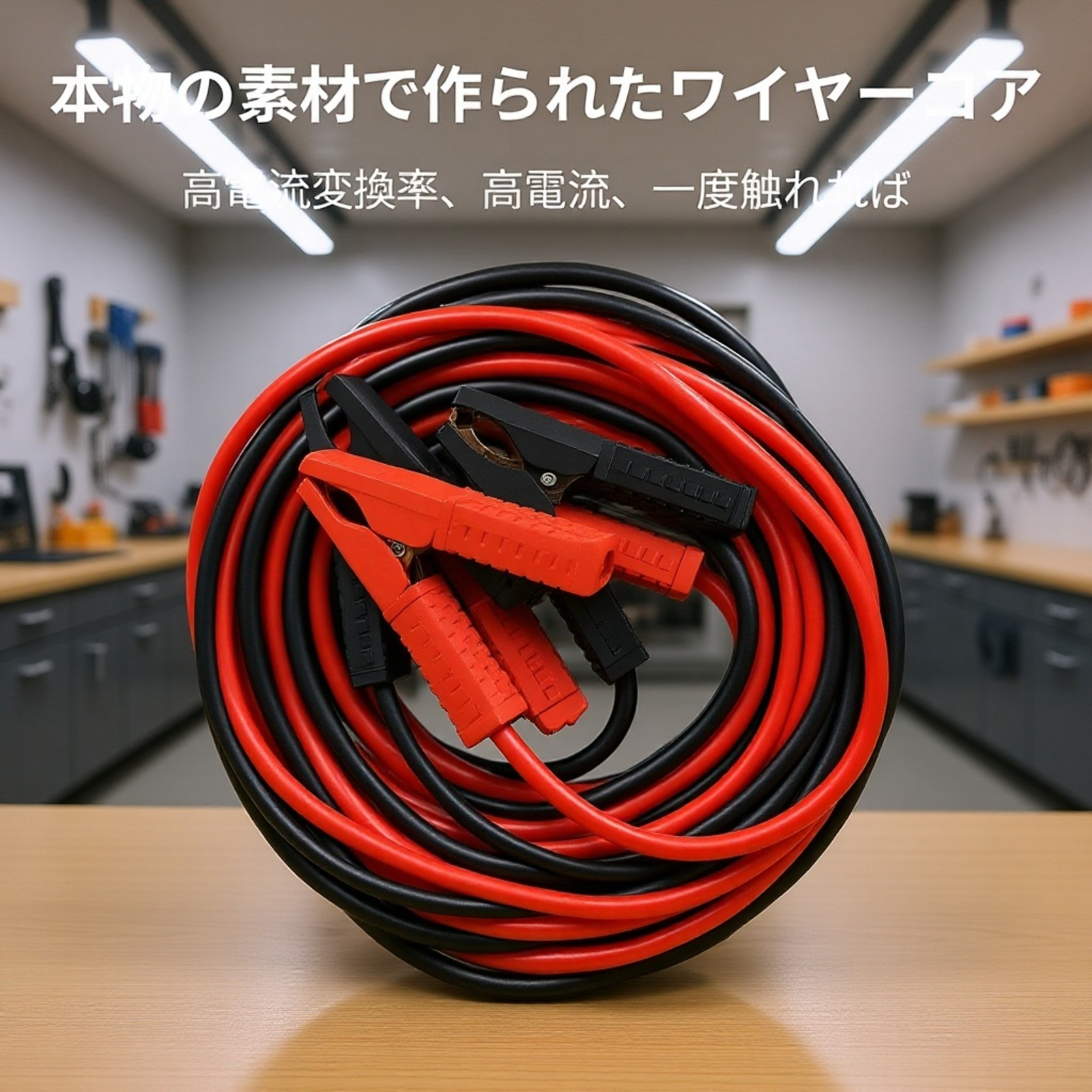 ブースターケーブル 12V/24V 3000A 車用緊急始動電源