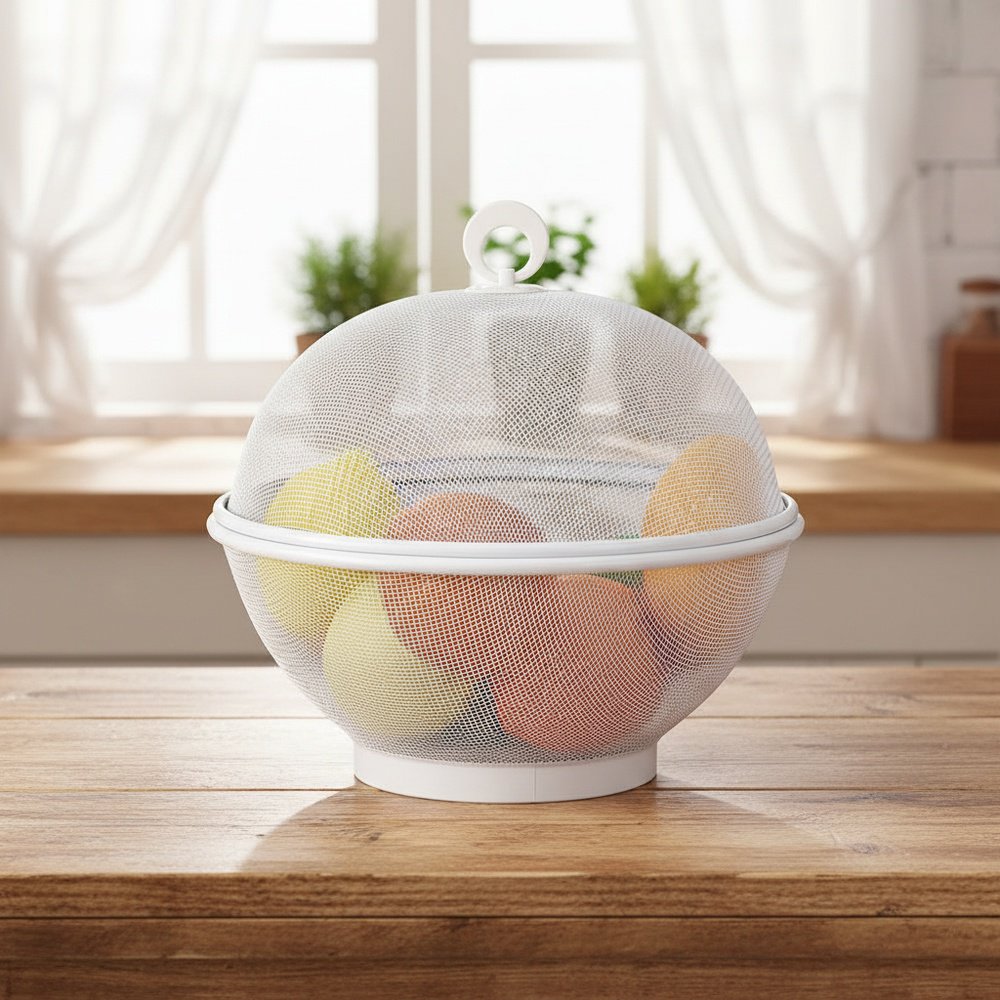Home fruit plate and vegetable drainer basket
