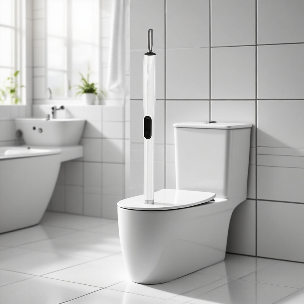 Sada na čištění toalety s dlouhou rukojetí do koupelny