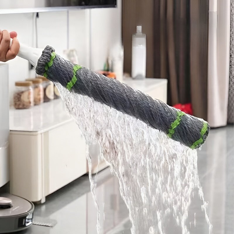 Household handsfree mop with bucket rotating mop absorbent bucket Cotton mop