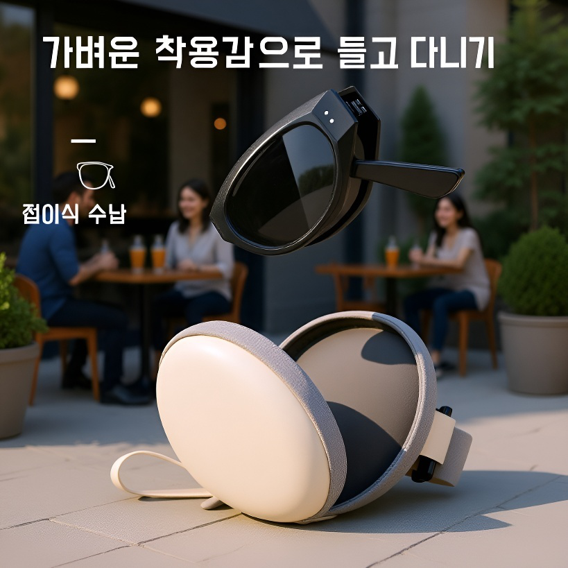 접이식 고양이눈 선글라스 자외선 차단 