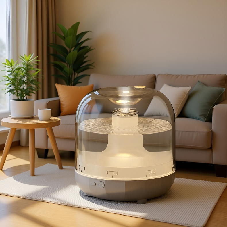 Humidificador y purificador de aire para dormitorio, apto para embarazadas, gran niebla, silencioso