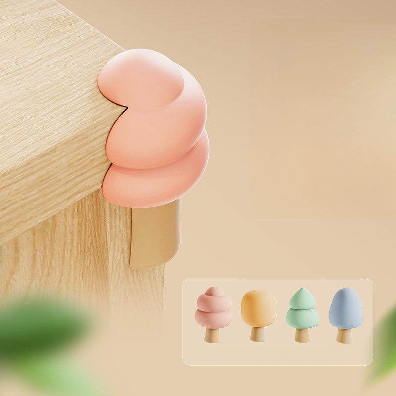 อุปกรณ์ป้องกันมุมโต๊ะลายการ์ตูน ขอบนุ่ม