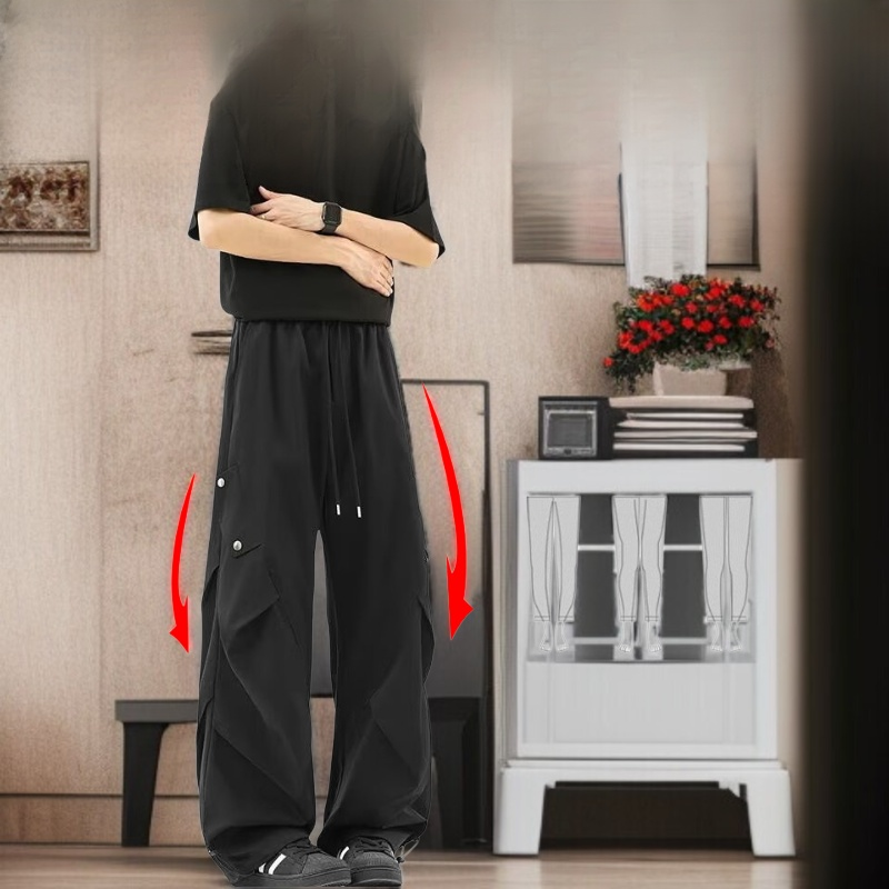 아메리칸 스타일 카고 팬츠 디테일 사진