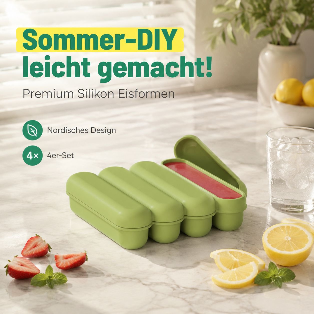 Eisstiel-Form für den Hausgebrauch