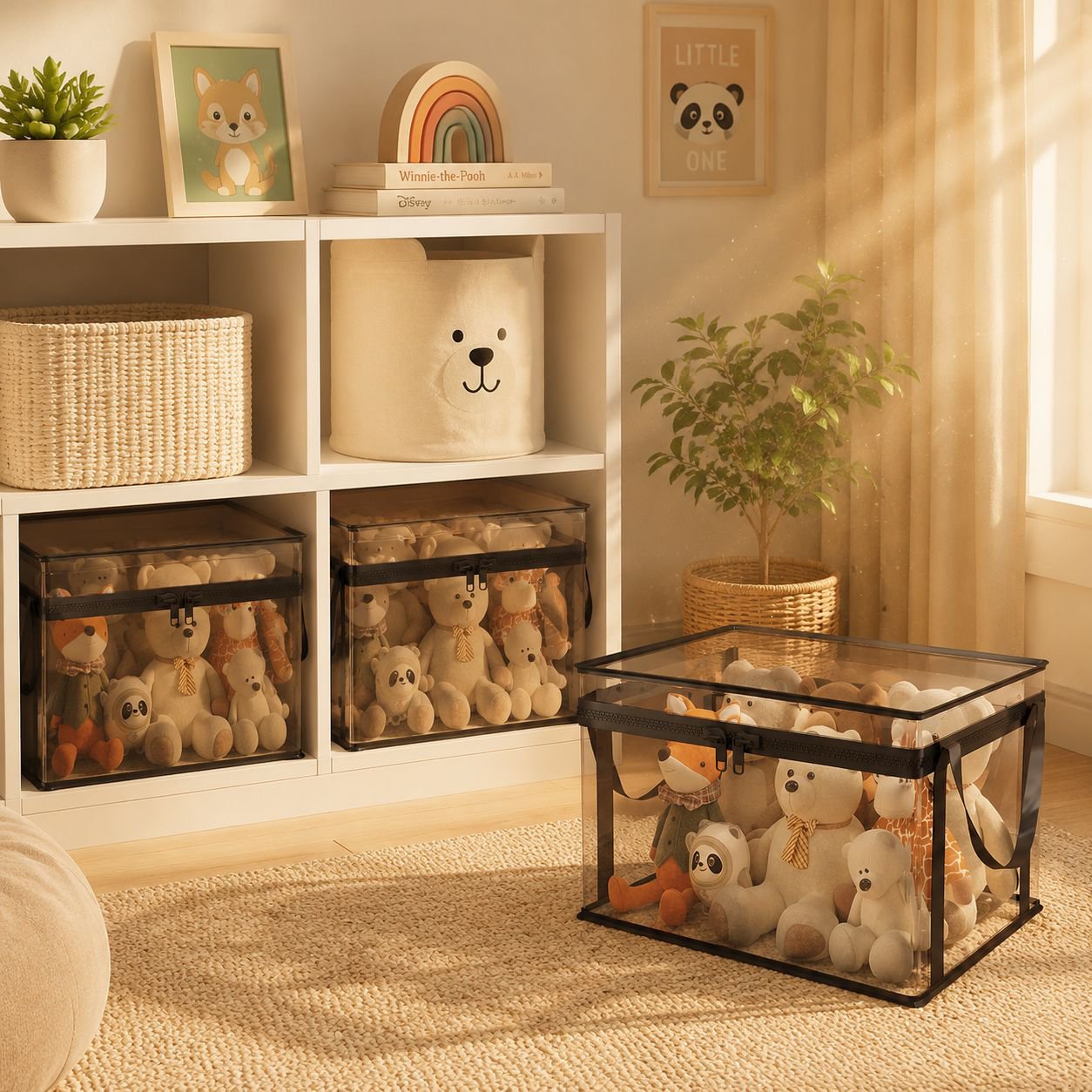 Functional and decorative storage basket for home