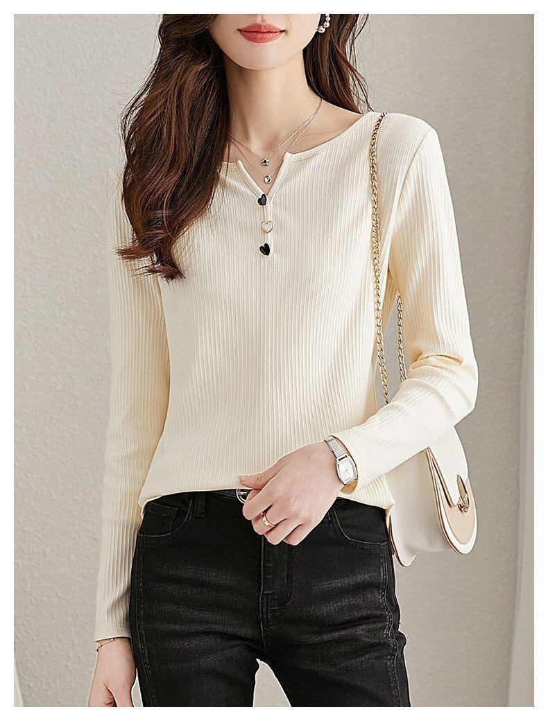 가을겨울용 타이트 보온 이너 상의 디테일