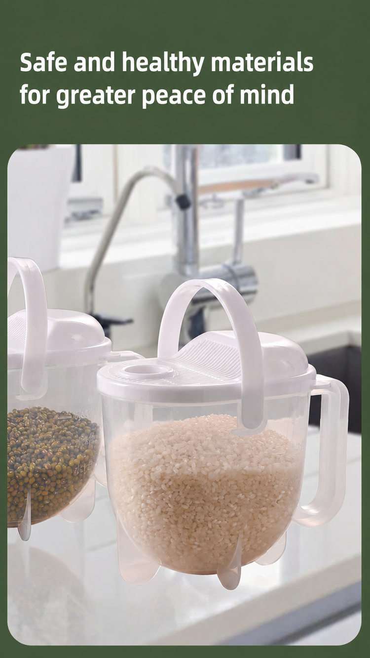 Proceso de drenaje automático en lavadora de arroz