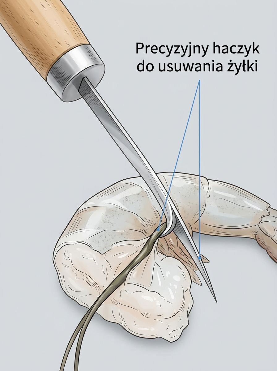 Praktyczne narzędzie do przygotowania krewetek