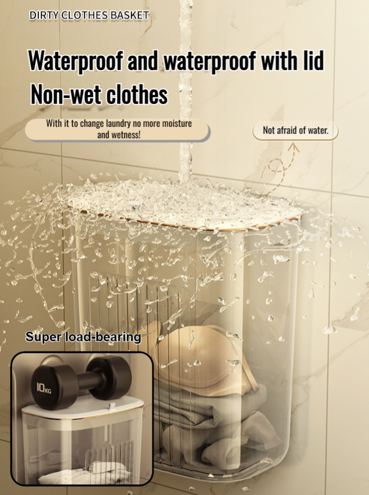 Bathroom Waterproof Storage Basket
