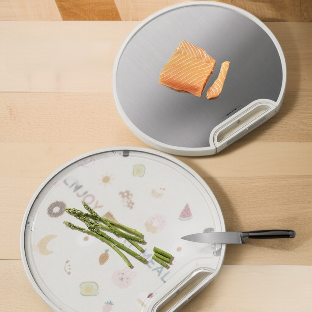 스탠딩 벨트로 양면 스테인리스강 도마를 연마할 수 있다