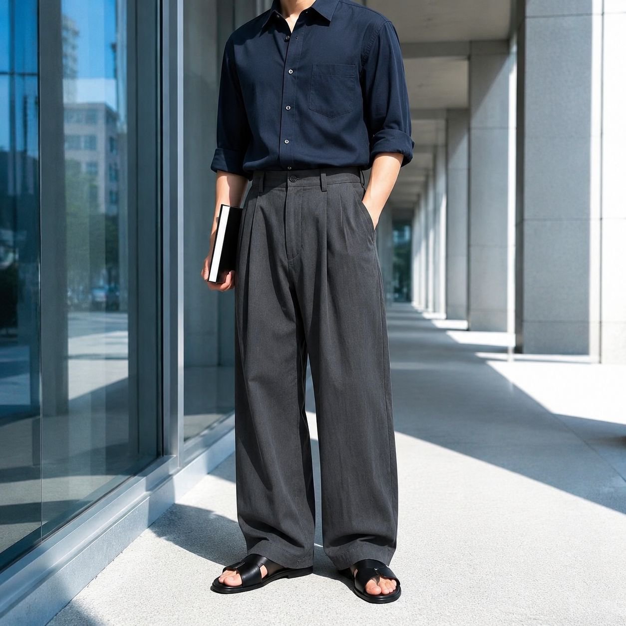 夏に最適な涼しいメンズリネンパンツ