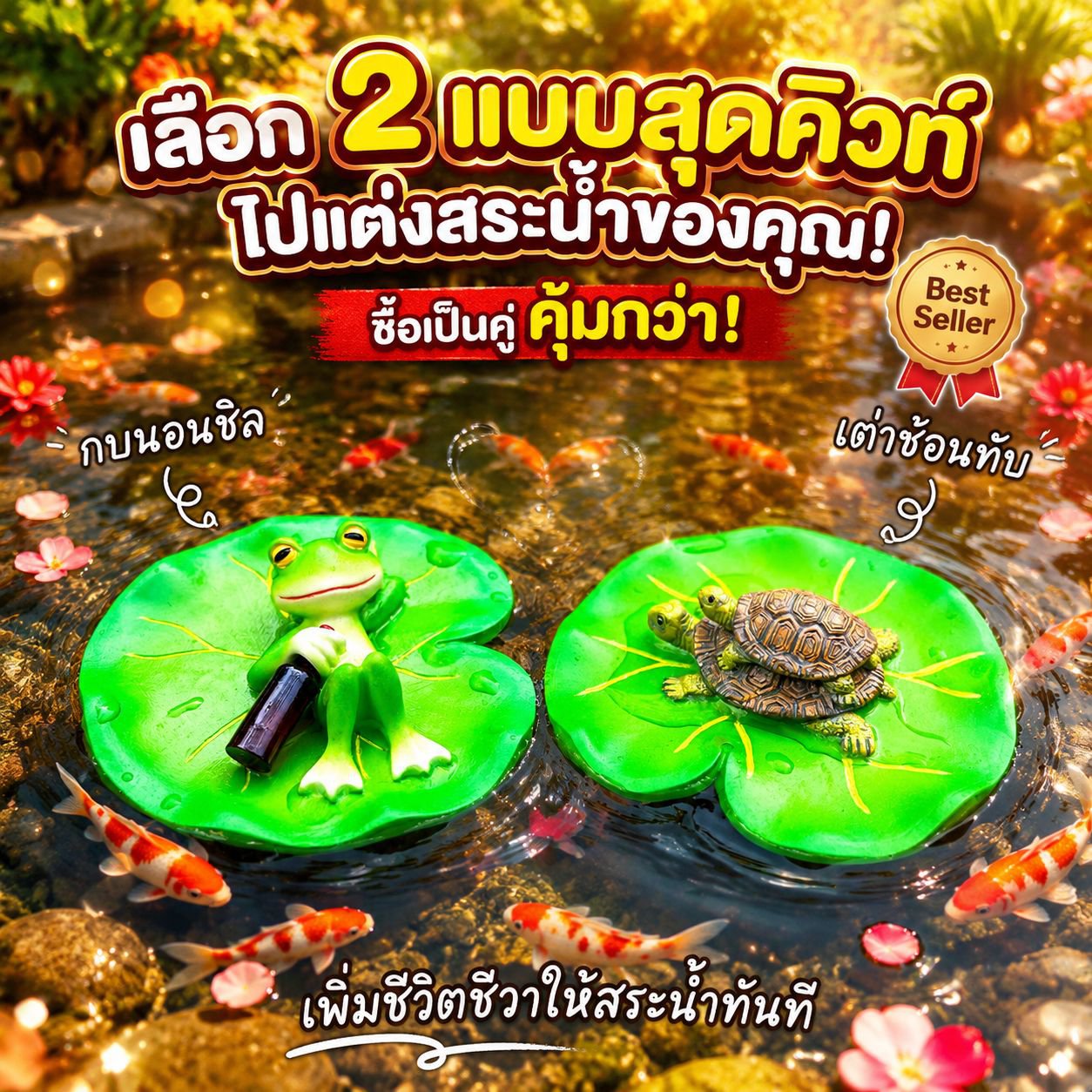 ตุ๊กตากบเรซิ่น