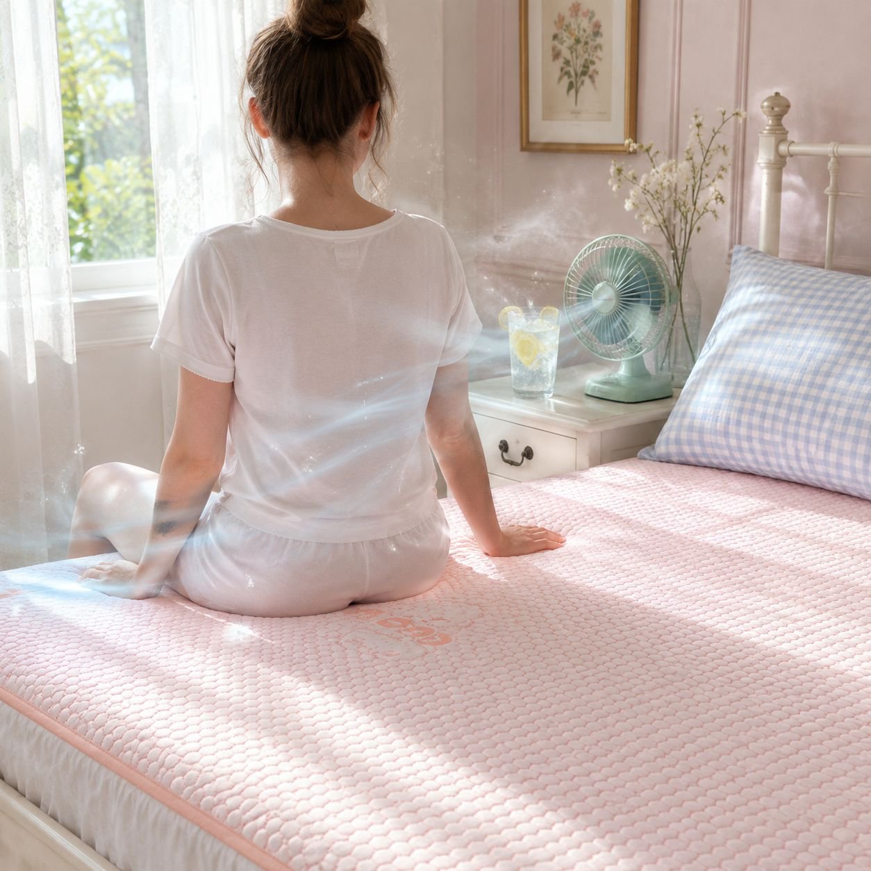 Summer Ice Silk Mats Shamshells Delicate Encrypted NonTacky Soft Home Use