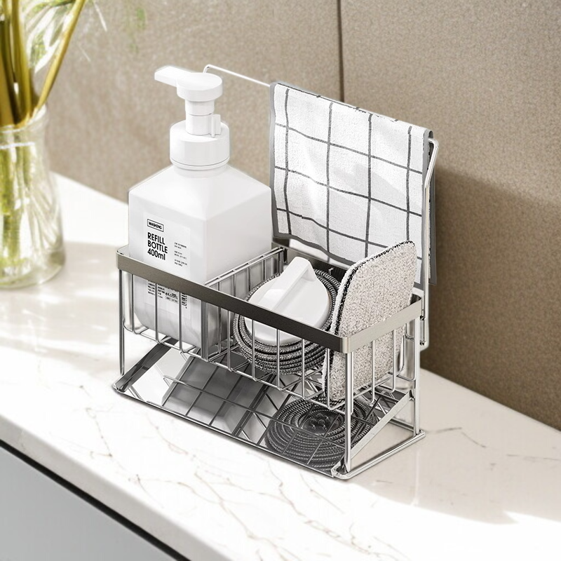 Praktischer Schwammtuchhalter zur Lagerung mehrerer Artikel