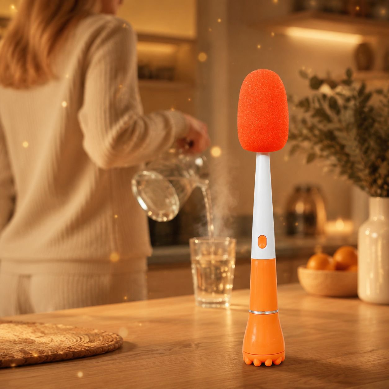 Brosse à gobelet innovante pour nettoyage sans effort