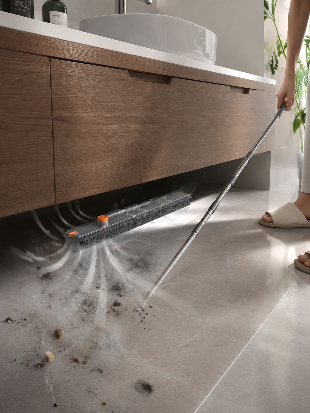 Cepillo ergonómico para limpiar juntas de azulejos