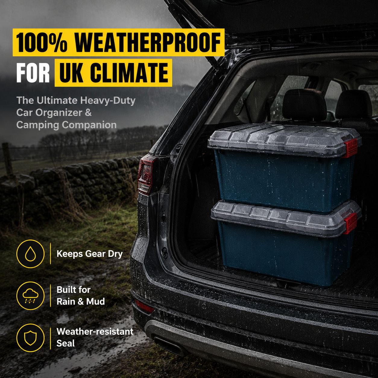 Thickened Car Storage Box