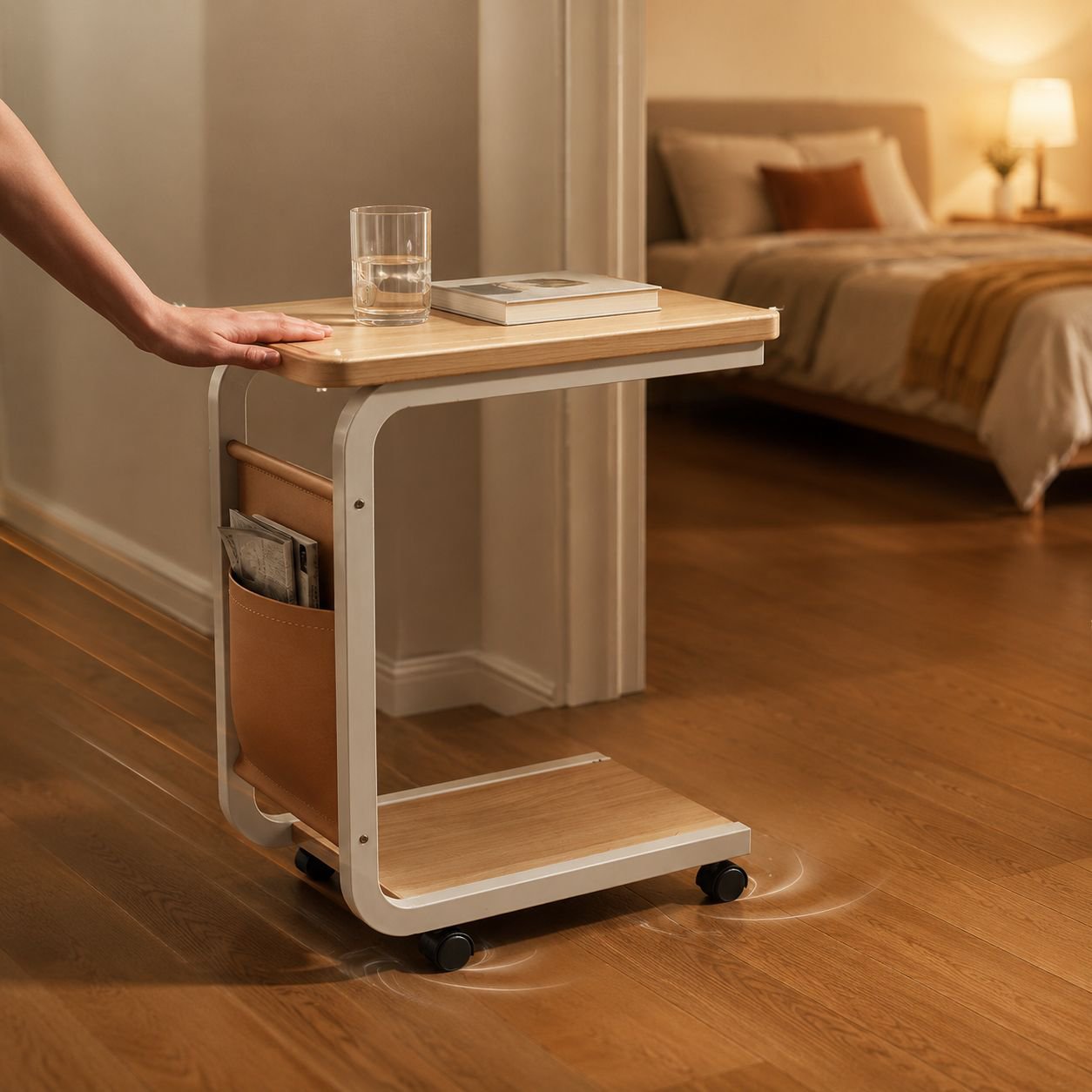 Multifunctional Sofa Side Table Bedside Cabinet Living Room Storage Coffee Table