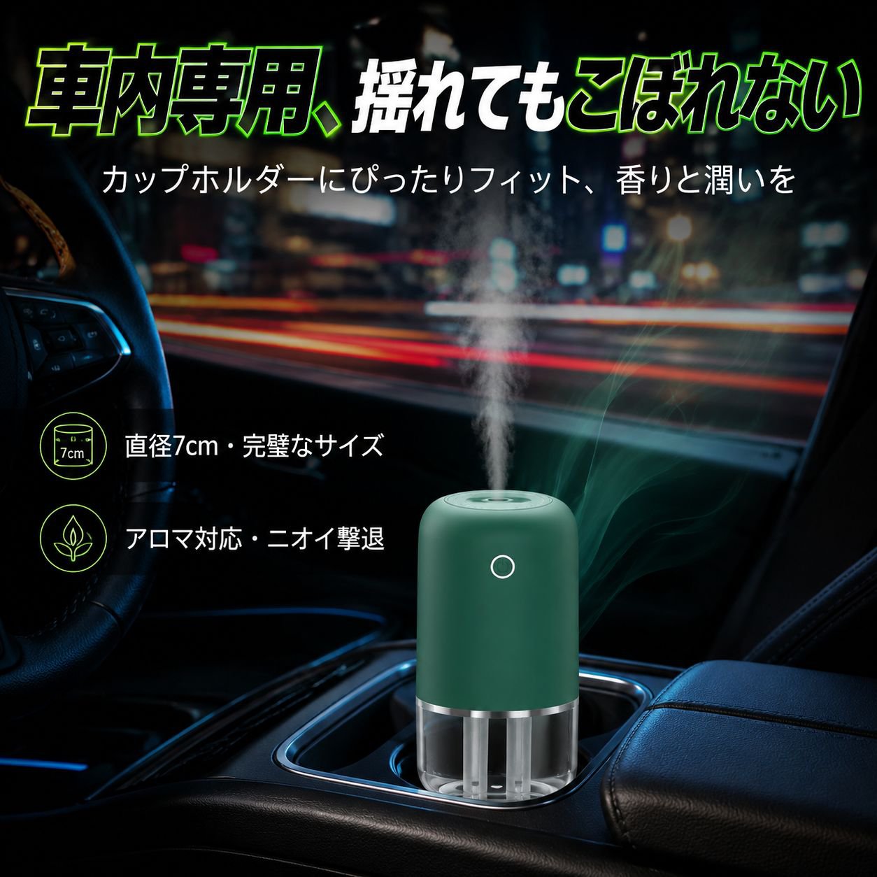 ポータブルUSBアロマディフューザー