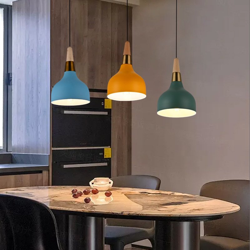 Colorful pendant light