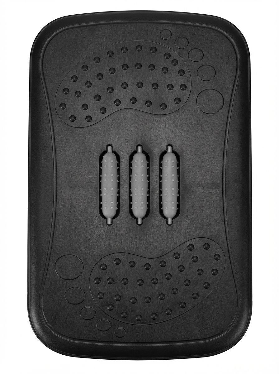 Podnóżek biurowy z antypoślizgową powierzchnią