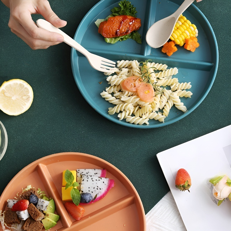 麦わらサラダプレート