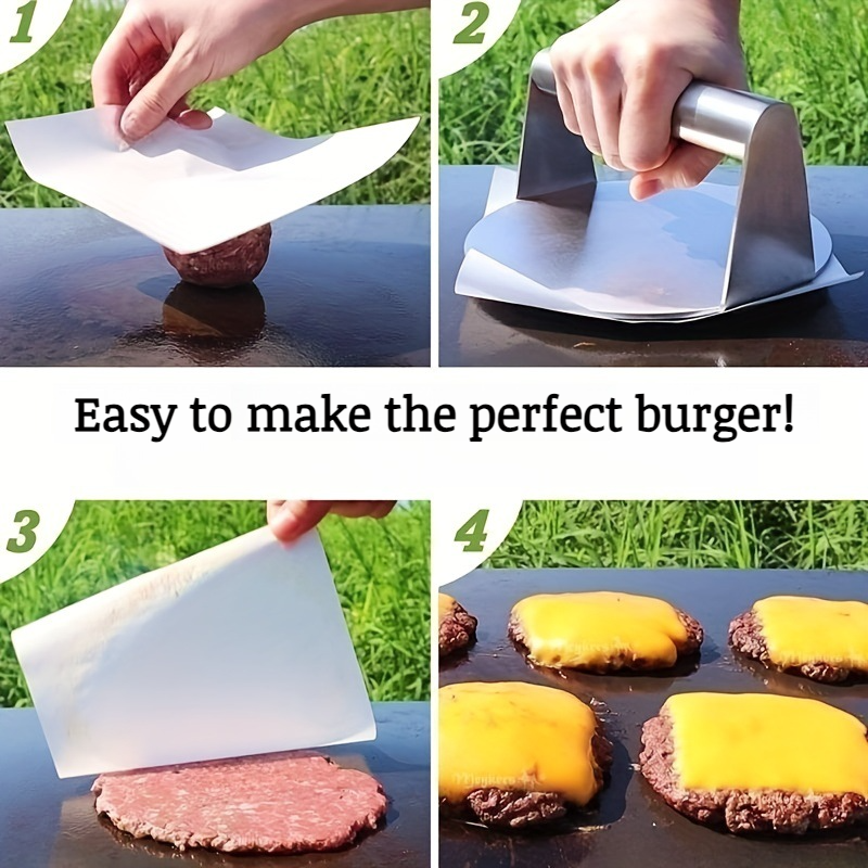 Stainless Steel Manual Burger Press