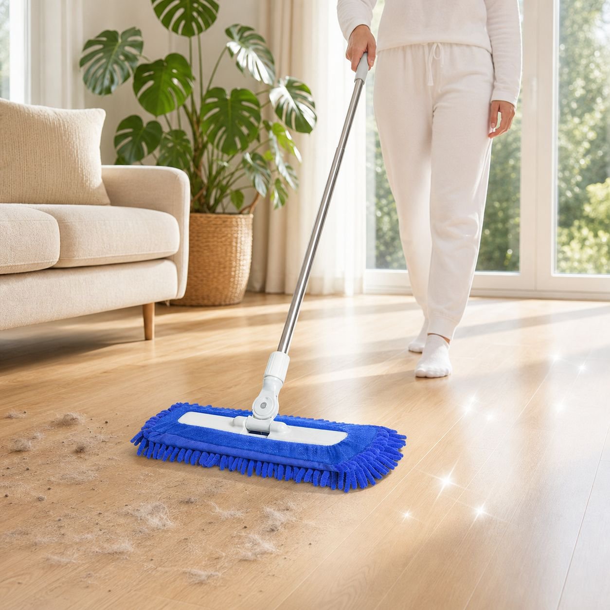 Multi-functional Long Handle Mop for Large Range Cleaning