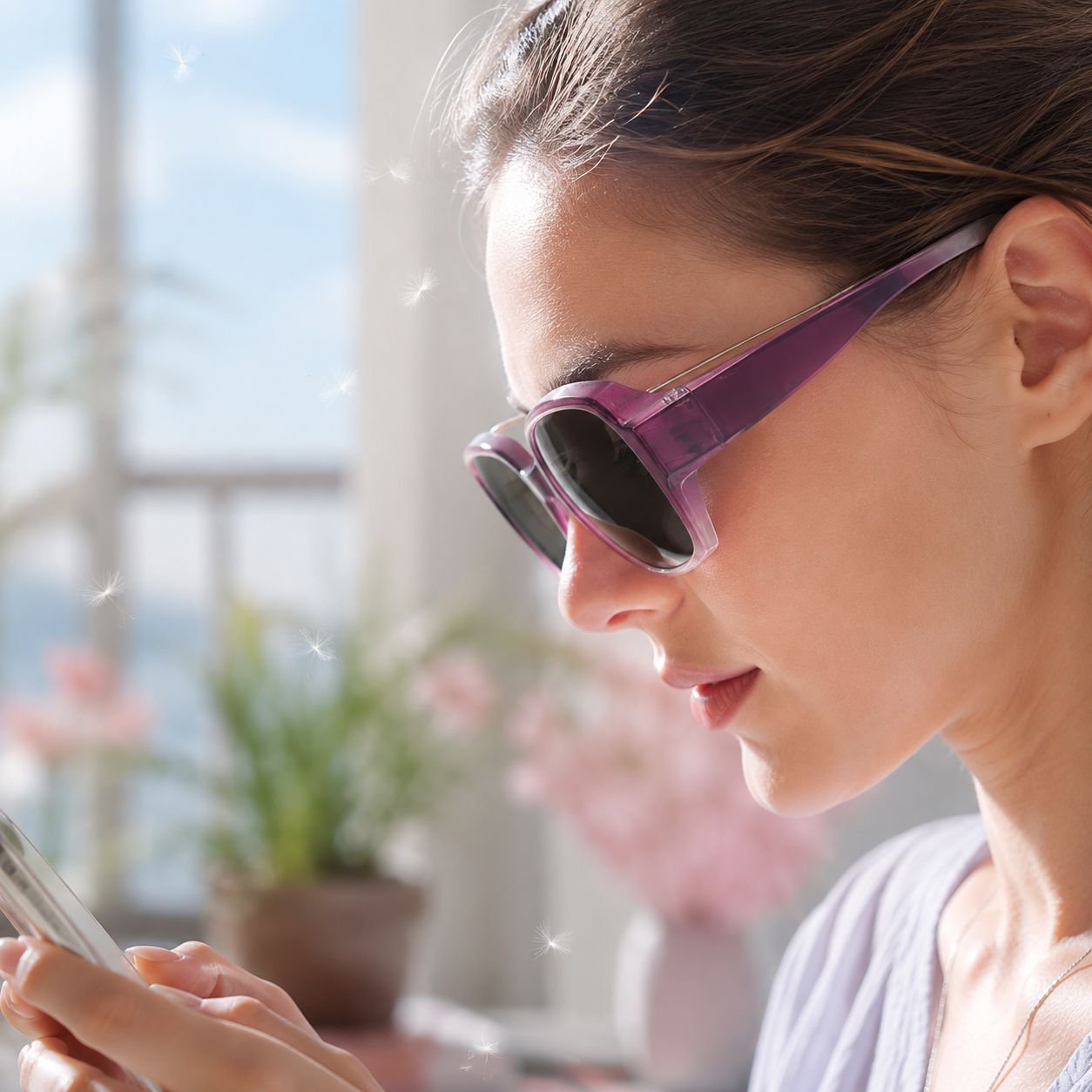 Polarisierte Sonnenbrille für Damen mit Myopie