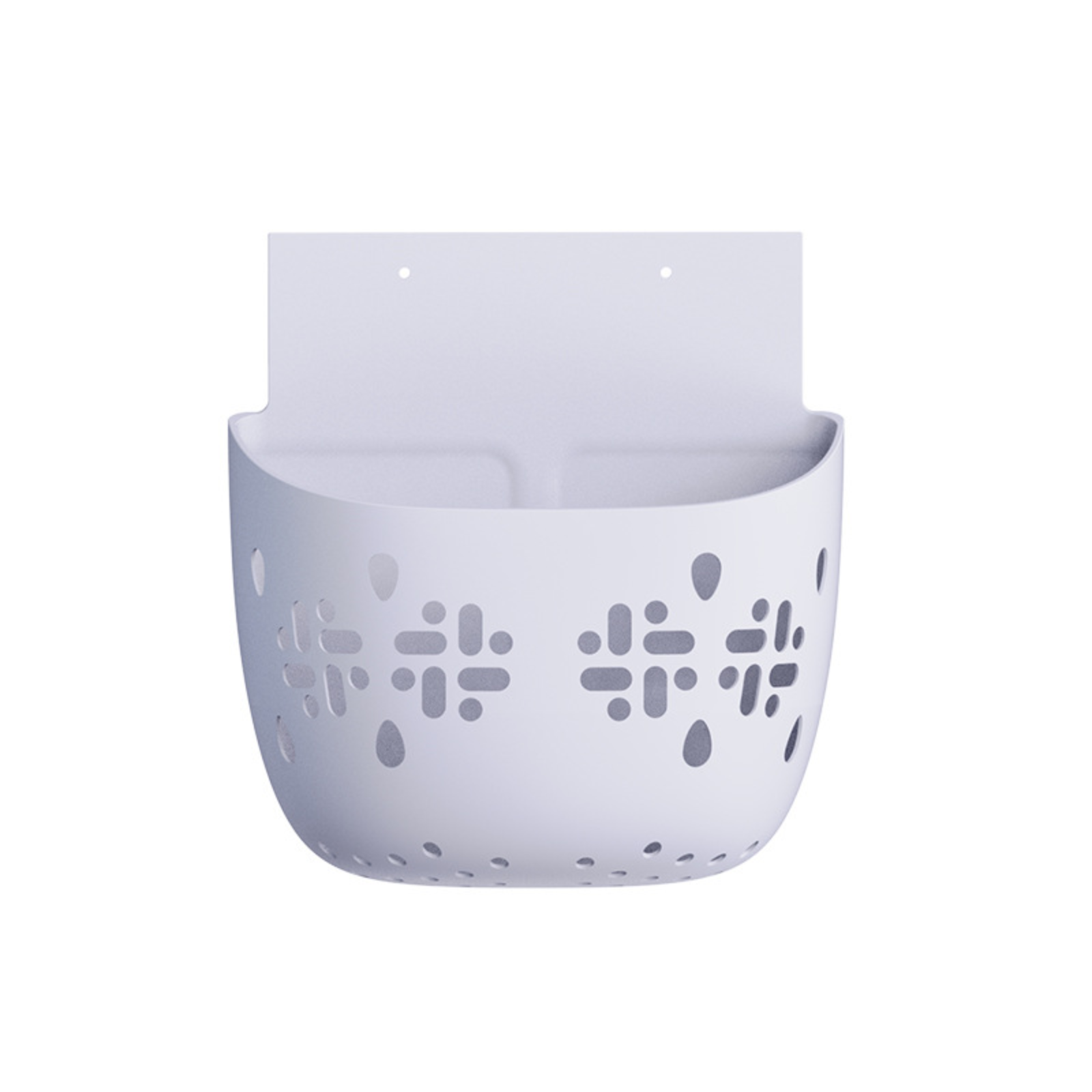 Baby bathtub storage bag, made of soft, food-grade silicone, non-slip, wall-mountable, with a large 