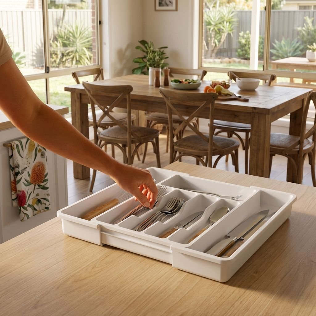 ที่จัดเก็บช้อนส้อมแบบลิ้นชักคุณภาพสูง