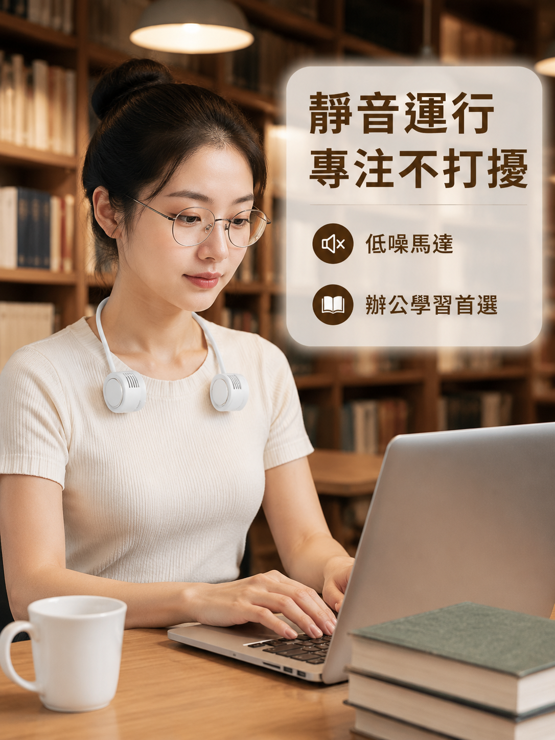 多功能可折疊頸帶風扇