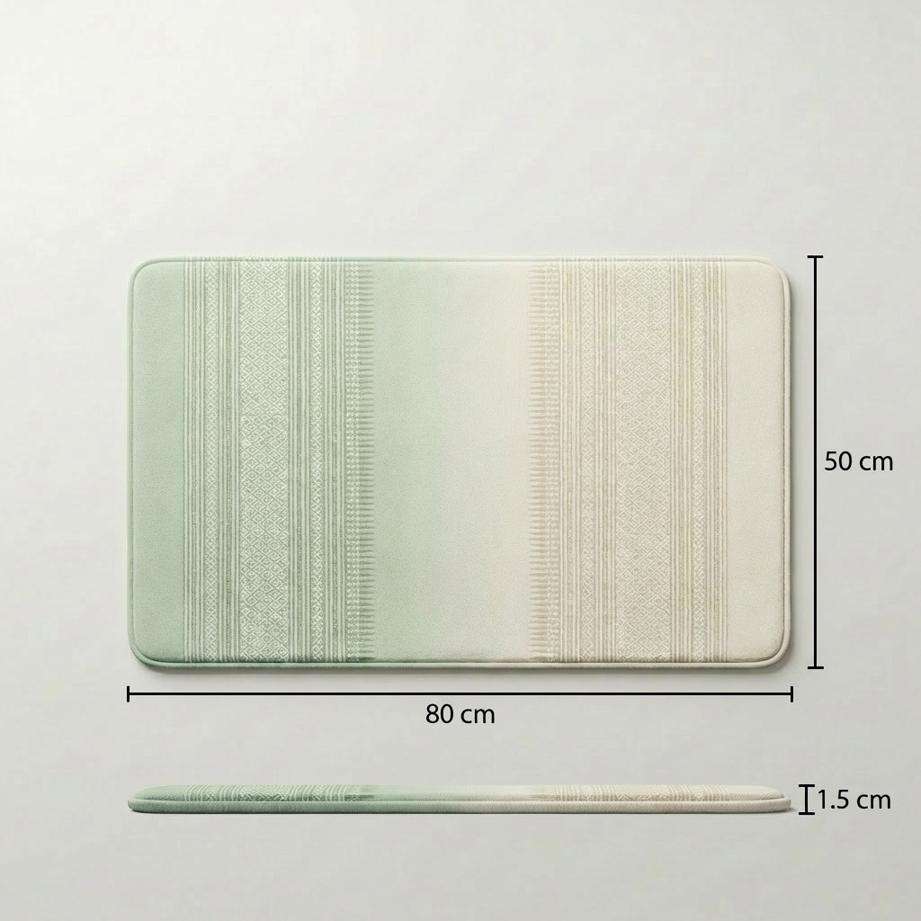 柔らかい素材のバスルーム滑り止めマット