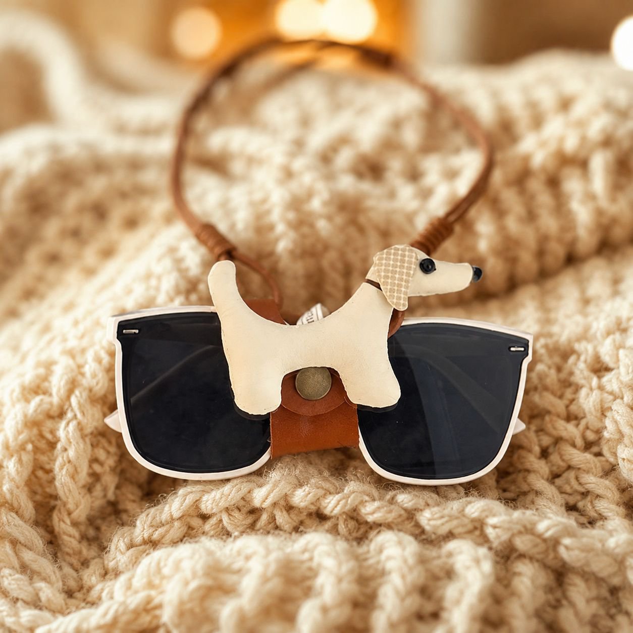 Brillenhalter Hund aus hochwertigem Material