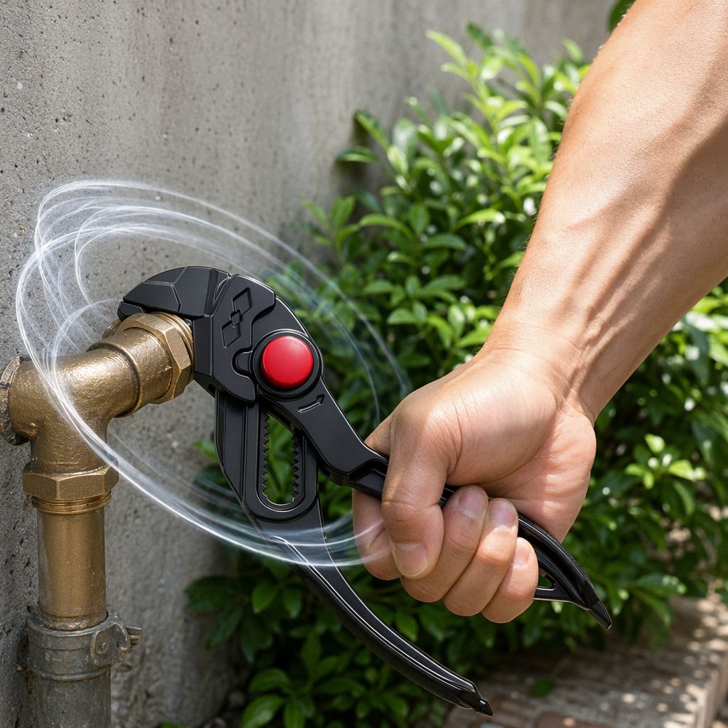 高耐久性の水道管クランプ工具