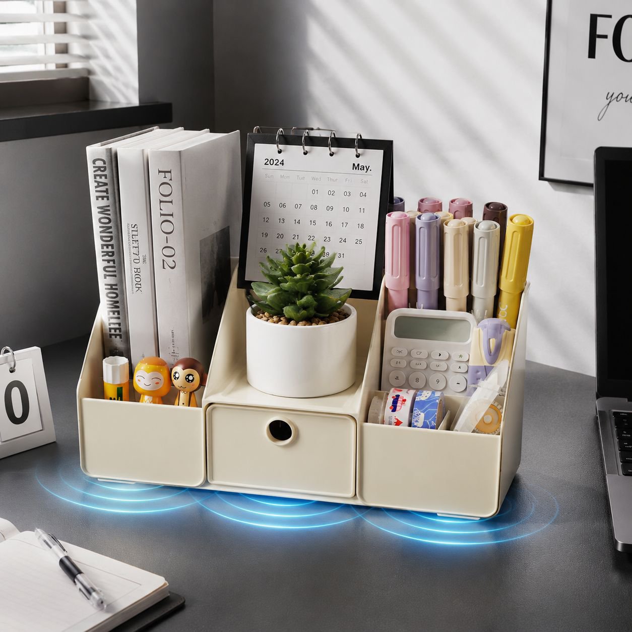 Vielseitiger Schubladen Organizer für Make-up und Lippenstifte