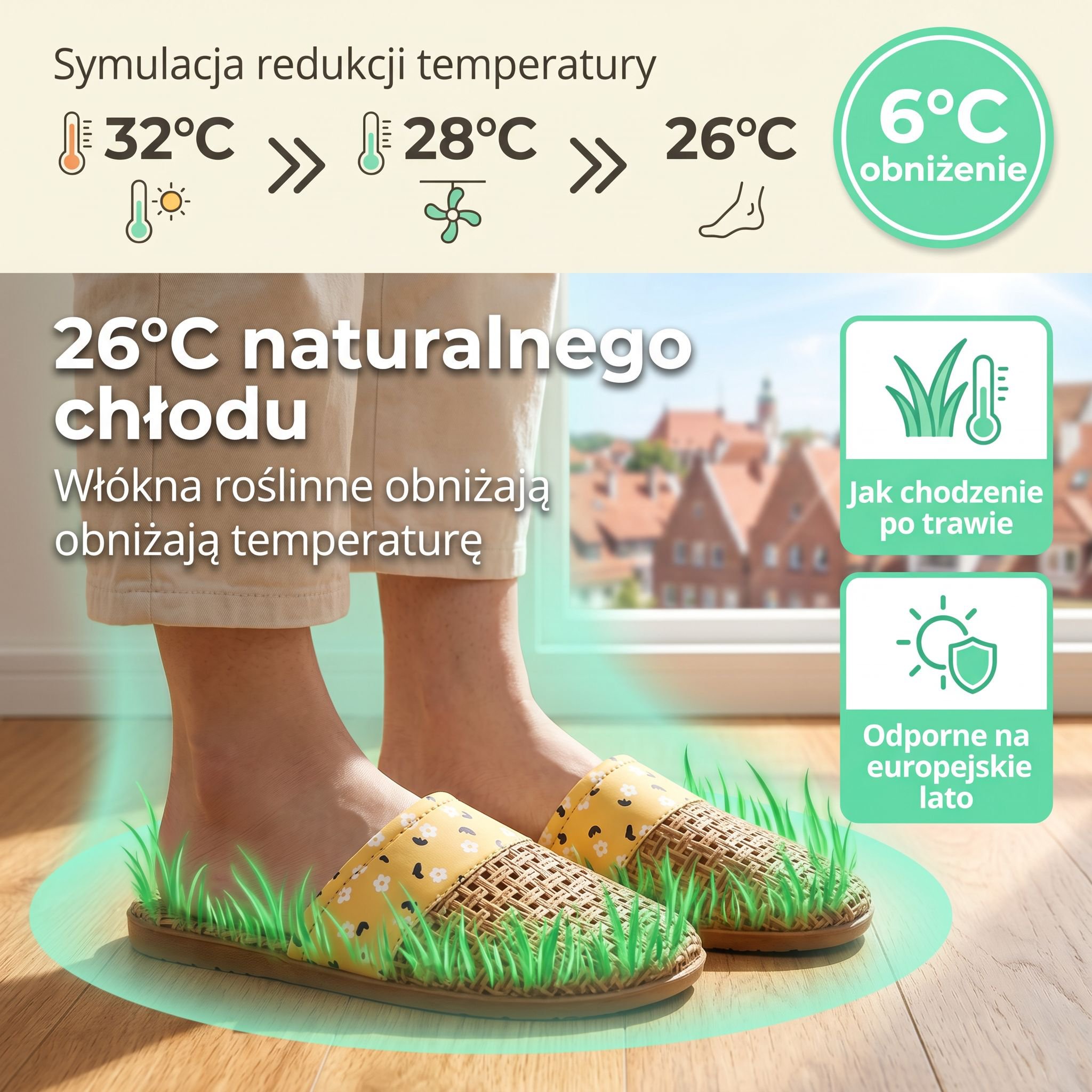 antypoślizgowe, z grubą podeszwą, na podłogi drewniane, z oddychającą konstrukcją