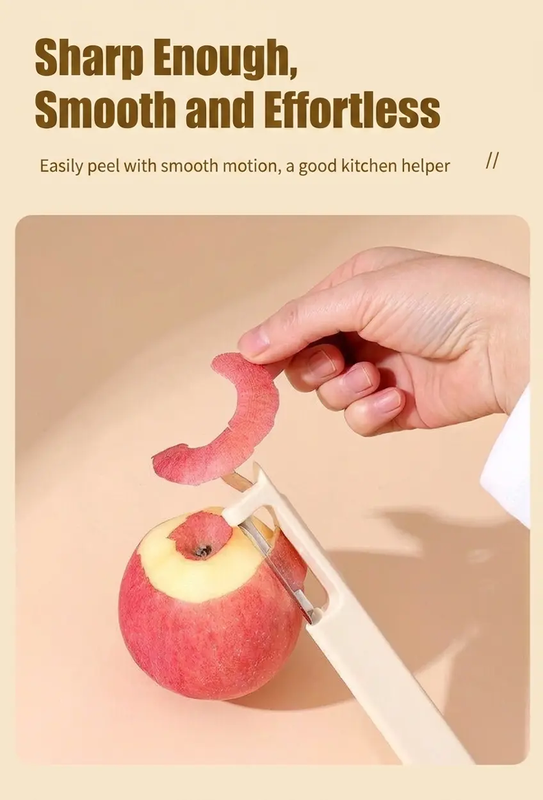 Outil multifonction pour couper et éplucher fruits et légumes