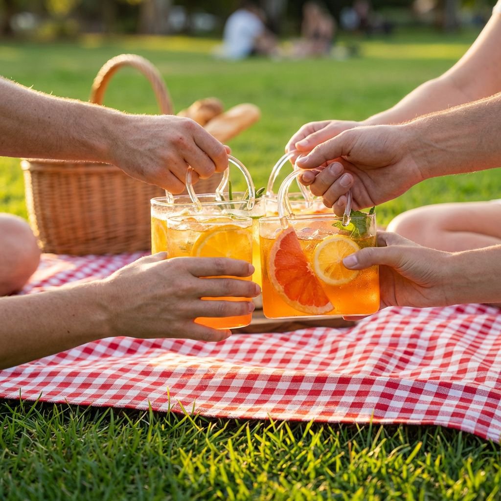 耐久性抜群のガラス製飲料カップ