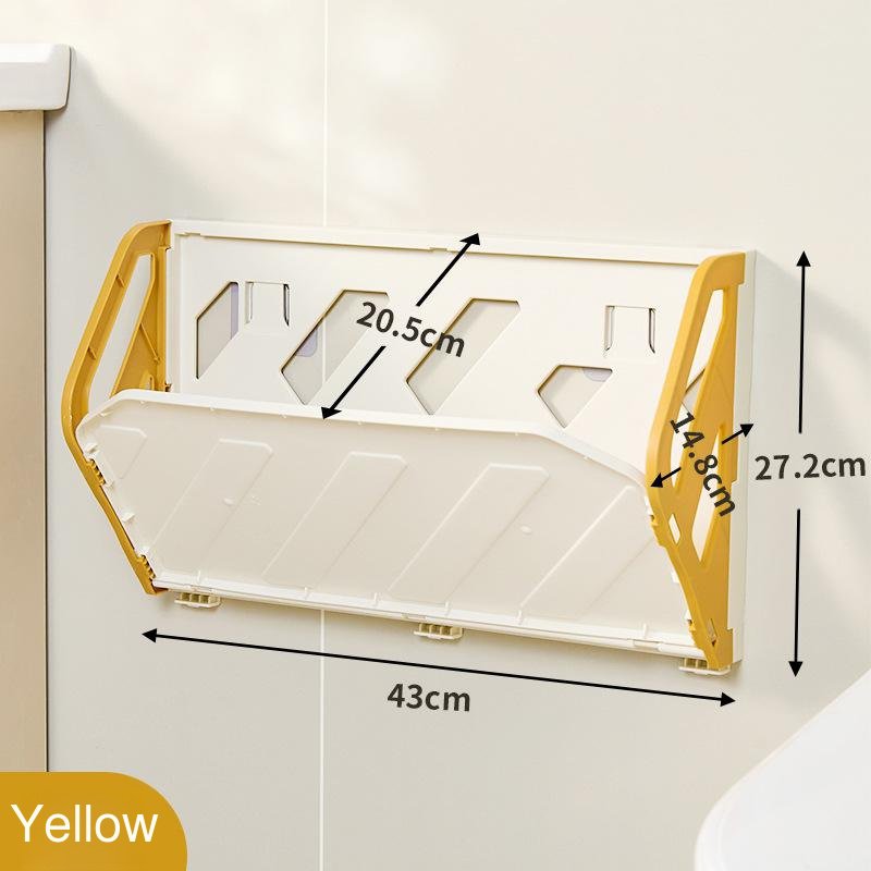 Zapatero plegable de pared sin taladro y antirrobo para el hogar y baño