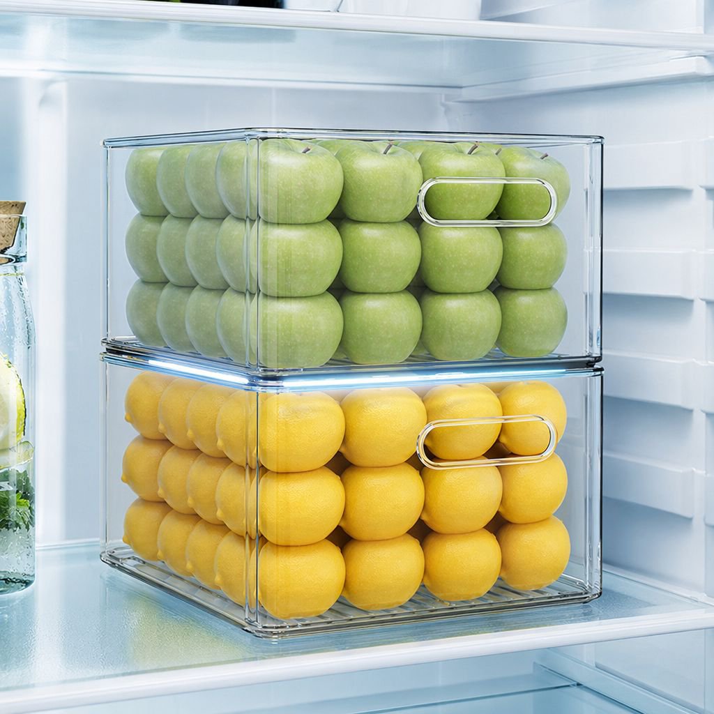 Gefrierschrank Küchenaufbewahrungsbox für Eier, Obst und Gemüse