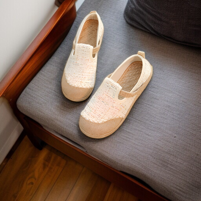 カジュアルシューズとしての麻靴スタイル