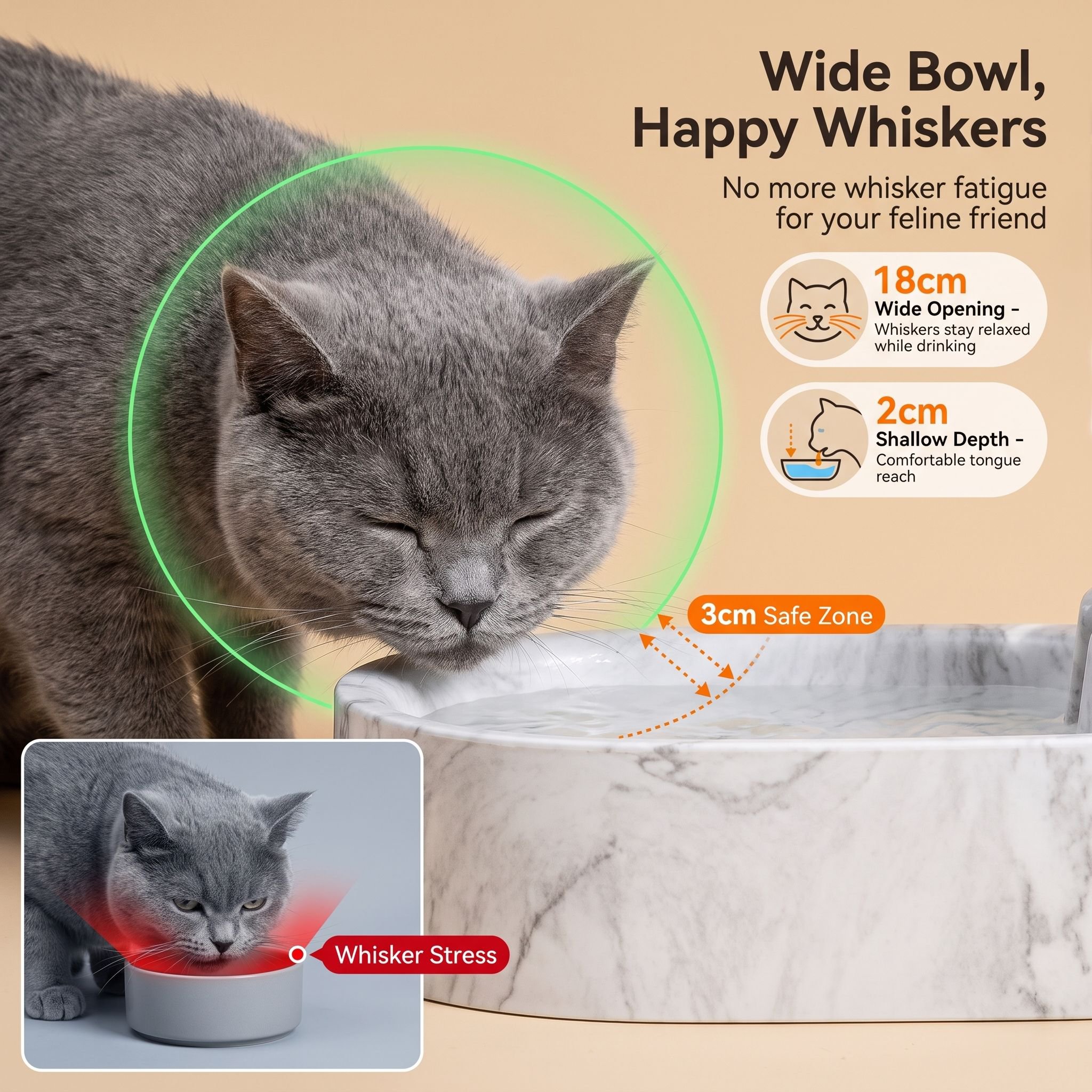 Automatic Food and Water Dispenser for Cats and Dogs with Large Bowl