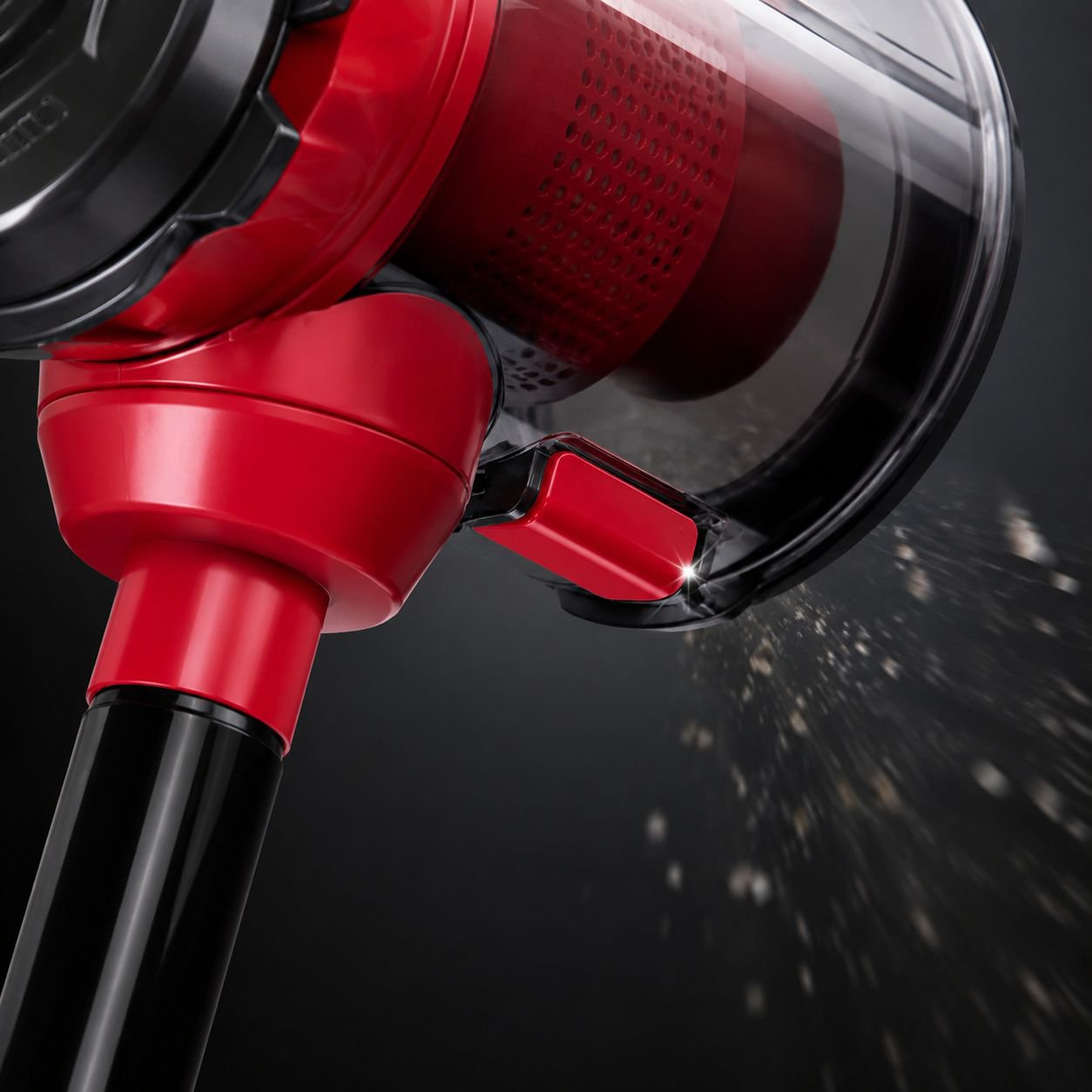 Essential handheld vacuum cleaning a sofa