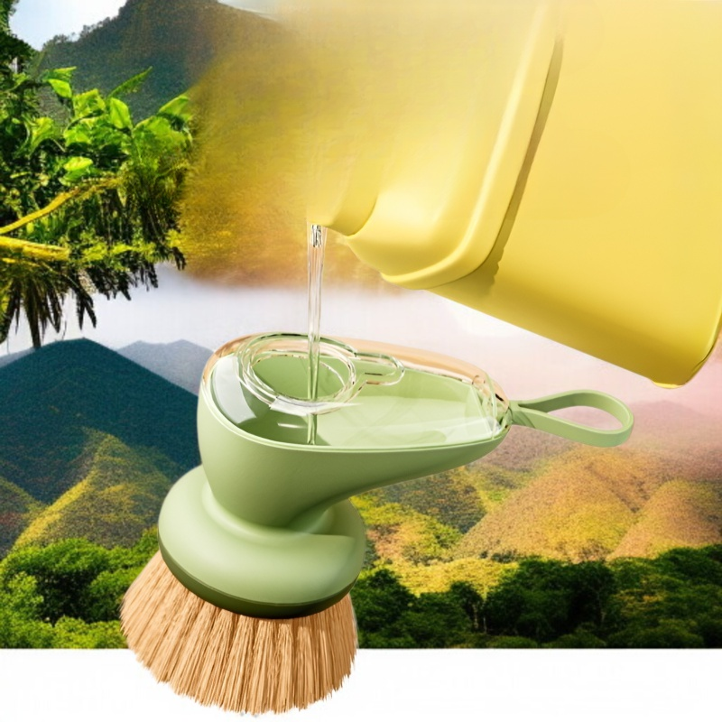 Effektive Reinigung von Geschirr mit kratzfreier Topfbürste