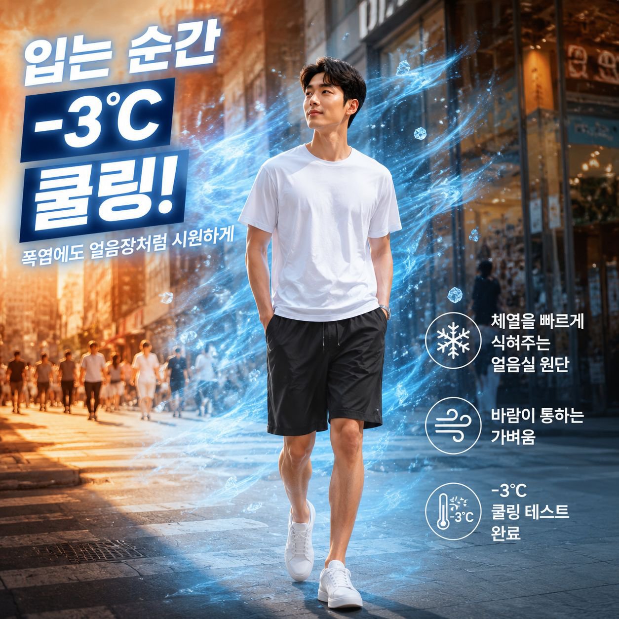 야외 통기성 얇은 남성 반팔 반바지 운동 세트
