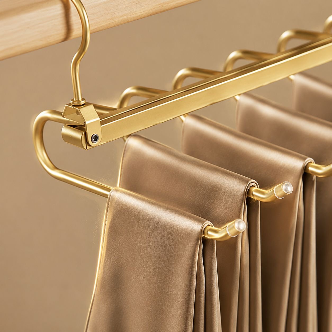 Space Aluminum Multifunctional Magic Pants Rack