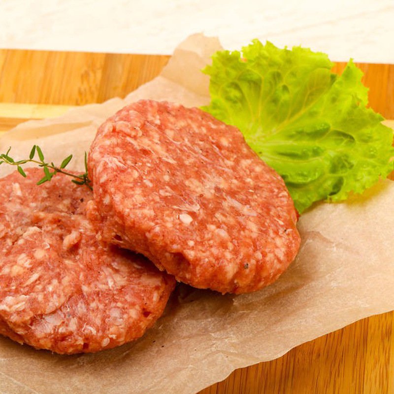 Manual burger press tool for beef chicken and veggie patties