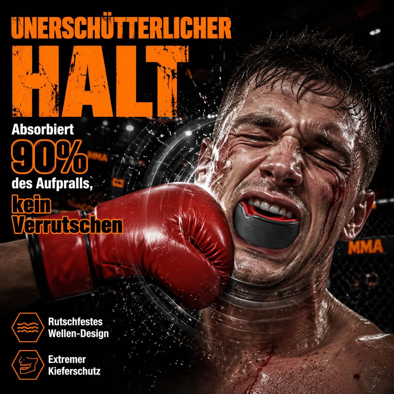 Sport-Mundschutz für Boxen, Taekwondo, Kickboxen